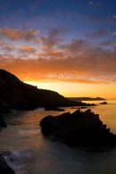 Sunrise over Rame Head.
